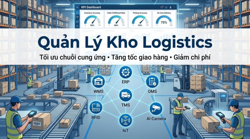 Quản lý kho logistics hiệu quả để tối ưu chuỗi cung ứng và nâng cao năng lực vận hành