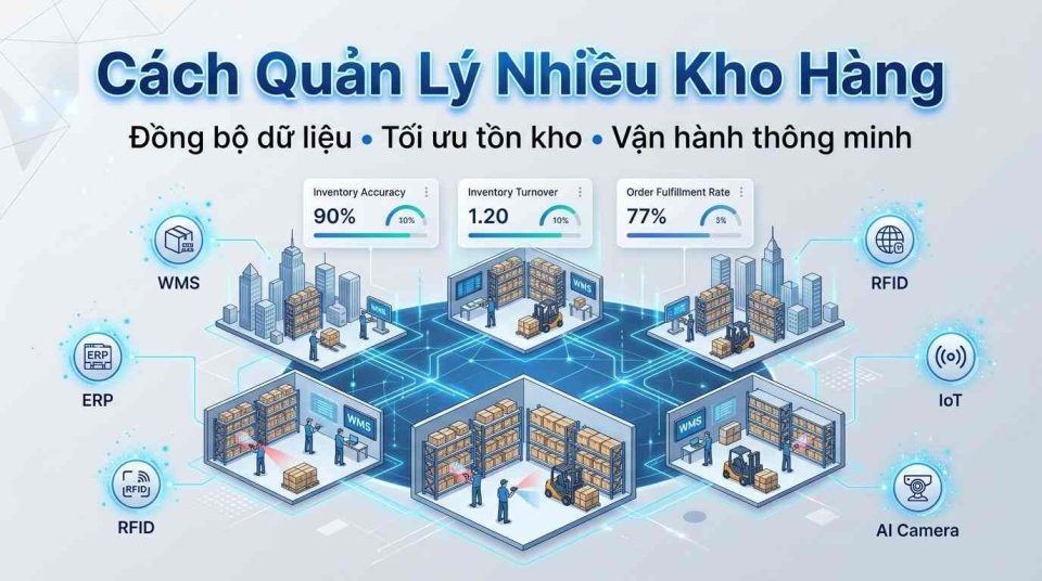 Cách quản lý nhiều kho hàng hiệu quả: Giải pháp tối ưu vận hành