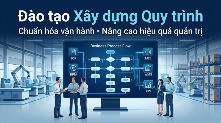 Đào tạo xây dựng quy trình giúp doanh nghiệp chuẩn hóa vận hành