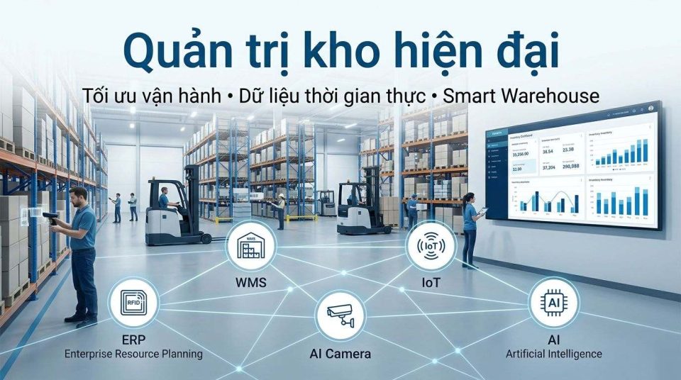 Quản trị kho hiện đại: Nền tảng nâng cao hiệu quả chuỗi cung ứng