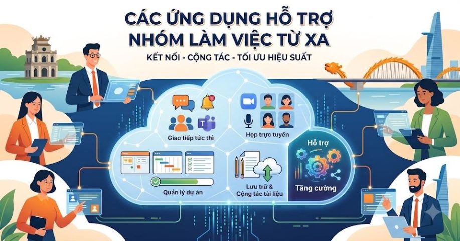 Nền tảng ứng dụng hỗ trợ nhóm làm việc từ xa