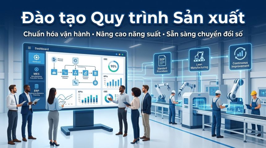 Đào tạo quy trình sản xuất giúp doanh nghiệp chuẩn hóa vận hành và nâng cao năng suất