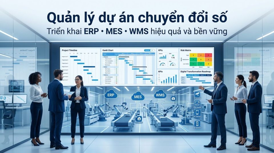 Quản lý dự án chuyển đổi số cho doanh nghiệp: Chìa khóa giúp chuyển đổi số thành công