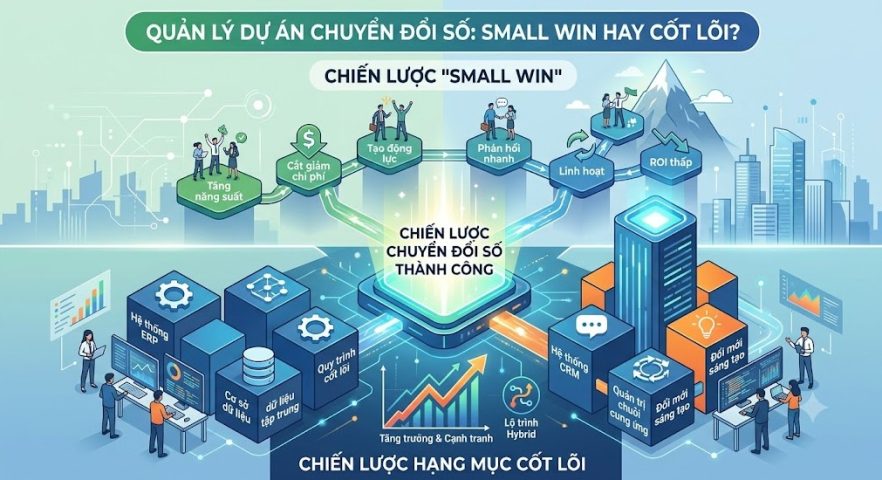 Chiến lược quản lý dự án chuyển đổi số
