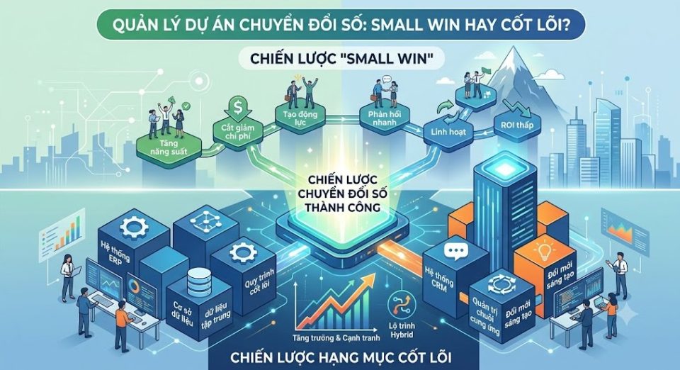 Chiến lược quản lý dự án chuyển đổi số