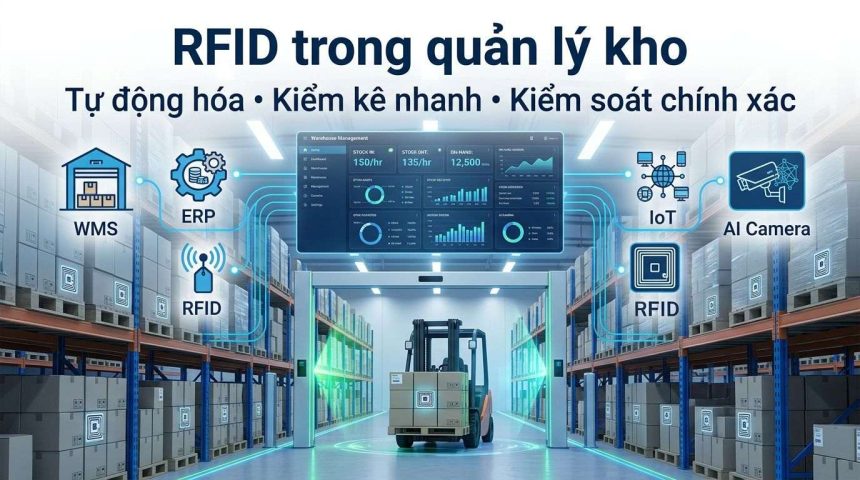 RFID trong quản lý kho: Giải pháp tự động hóa và tối ưu kiểm soát hàng hóa