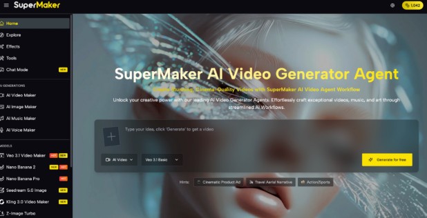Super Maker AI Video Generator Agent