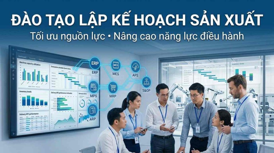 Đào tạo lập kế hoạch sản xuất giúp doanh nghiệp nâng cao năng suất