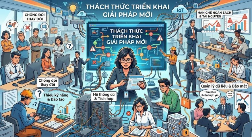 Thách thức triển khai giải pháp mới