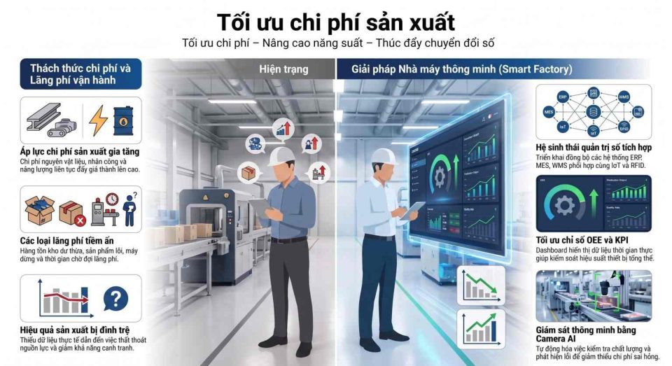 Tối ưu chi phí sản xuất: 10 giải pháp giúp doanh nghiệp nâng cao lợi nhuận và năng suất
