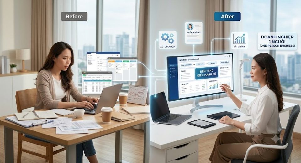 Từ freelancer lên doanh nghiệp 1 người