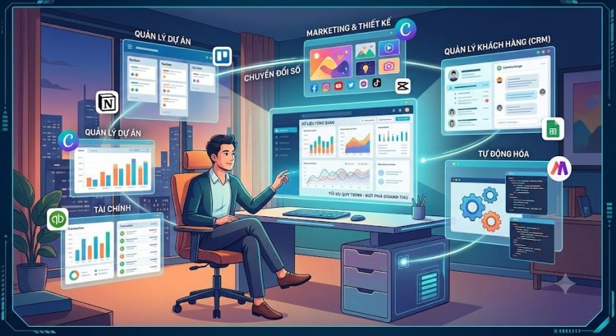 Ứng dụng hỗ trợ doanh nghiệp 1 người