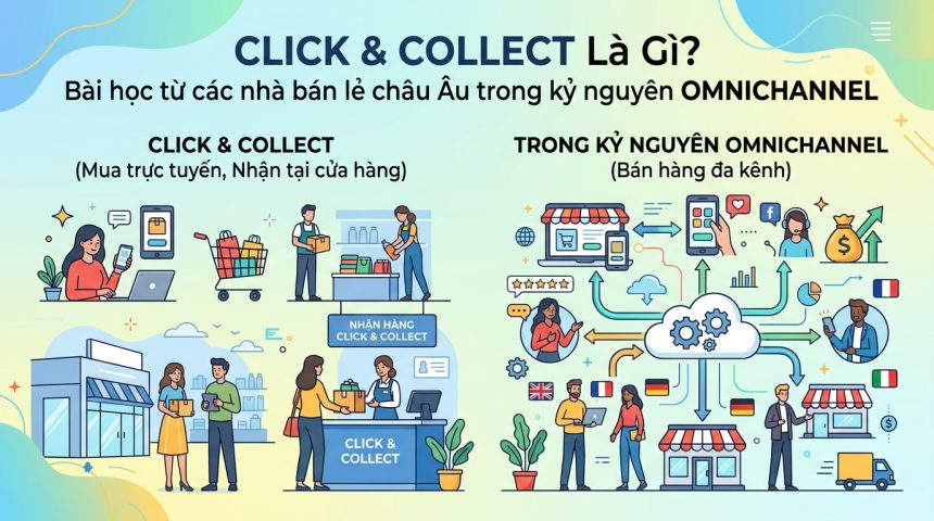 Click & Collect là gì? Bài học từ các nhà bán lẻ châu Âu trong thời đại Omnichannel