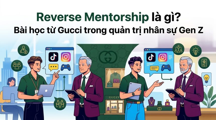 Reverse Mentorship là gì? Bài học từ Gucci trong quản trị nhân sự Gen Z