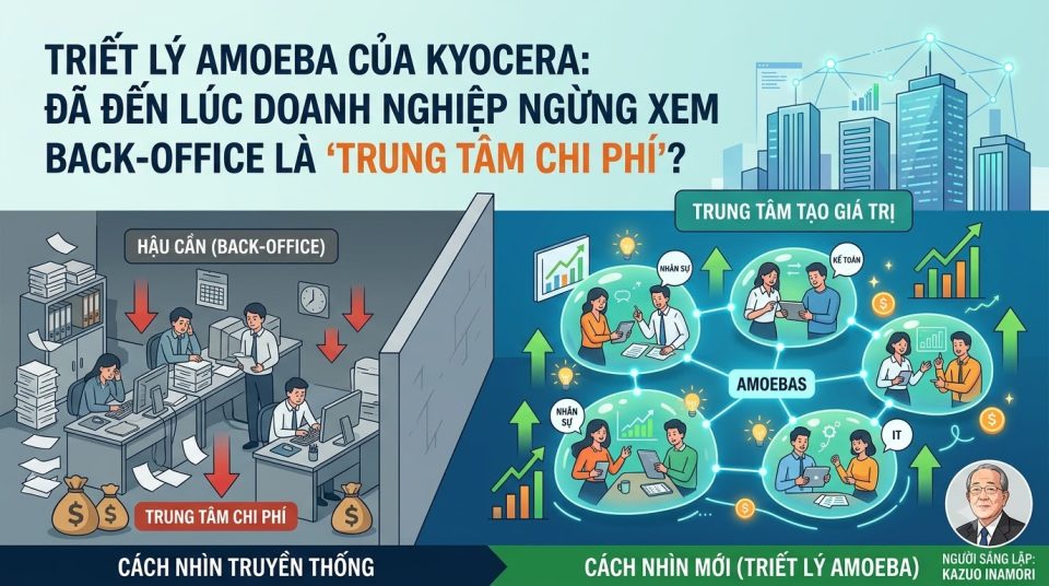 Triết lý Amoeba của Kyocera: Đã đến lúc doanh nghiệp ngừng xem back-office là "trung tâm chi phí"?