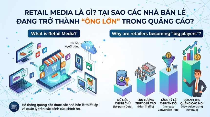 Retail Media là gì? Vì sao các nhà bán lẻ đang trở thành "ông lớn" quảng cáo?