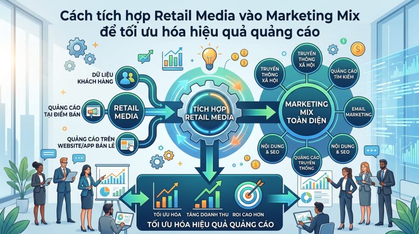 Cách tích hợp Retail Media vào Marketing Mix để tối ưu hiệu quả quảng cáo
