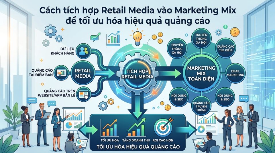 Cách tích hợp Retail Media vào Marketing Mix để tối ưu hiệu quả quảng cáo