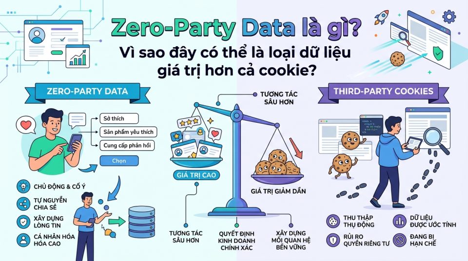 Zero-Party Data là gì? Vì sao đây có thể là loại dữ liệu giá trị hơn cả cookie?