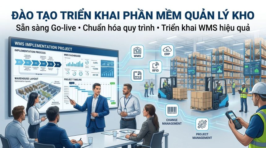 Đào tạo triển khai phần mềm quản lý kho giúp doanh nghiệp ứng dụng WMS hiệu quả