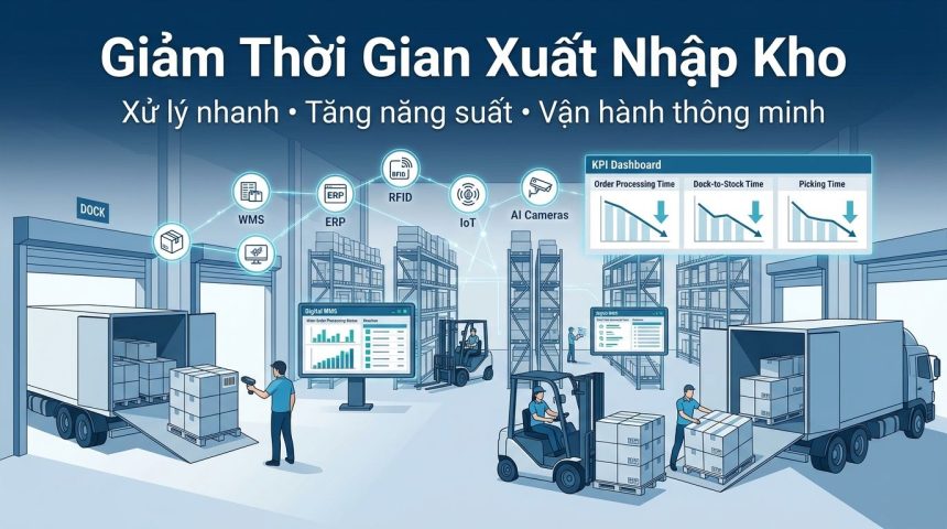 Giảm thời gian xuất nhập kho: Giải pháp nâng cao hiệu quả vận hành