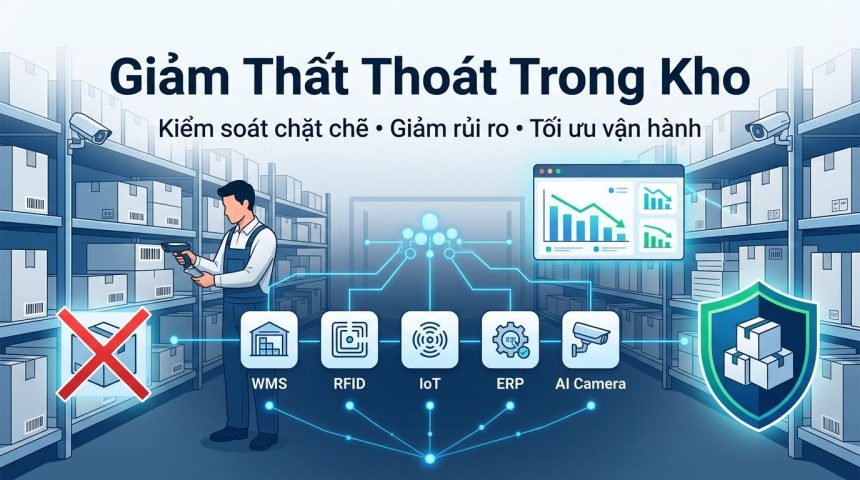 Giảm thất thoát trong kho: Giải pháp kiểm soát hàng hóa và tối ưu hiệu quả vận hành