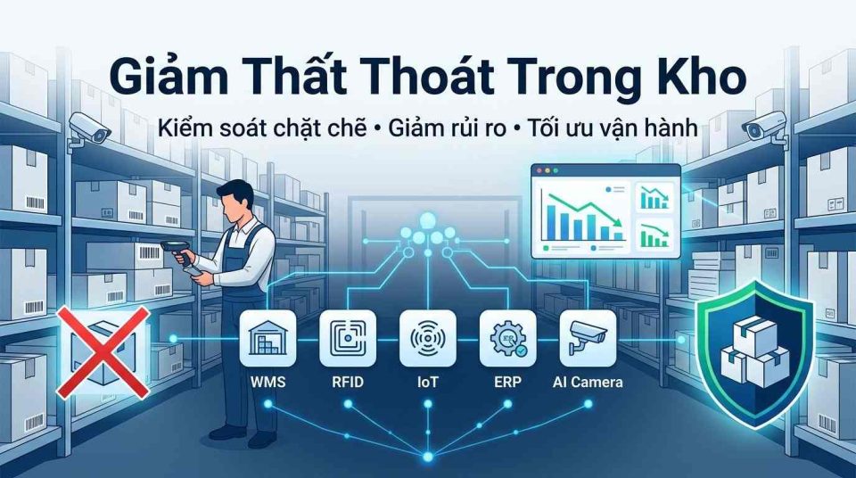 Giảm thất thoát trong kho: Giải pháp kiểm soát hàng hóa và tối ưu hiệu quả vận hành