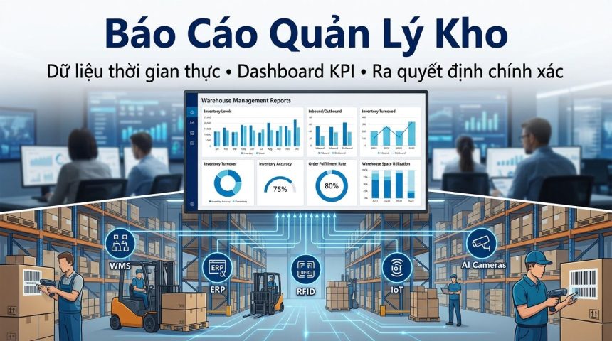 Báo cáo quản lý kho giúp kiểm soát tồn kho và nâng cao hiệu quả vận hành