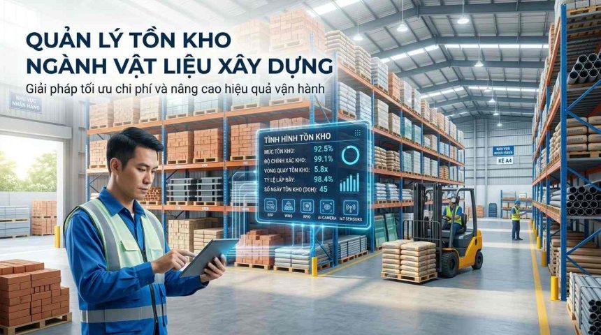 Quản lý tồn kho ngành vật liệu xây dựng: Giải pháp tối ưu chi phí và vận hành