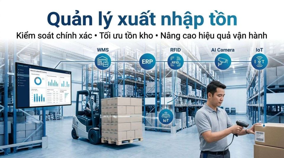 Quản lý xuất nhập tồn: Giải pháp tối ưu tồn kho và nâng cao hiệu quả vận hành