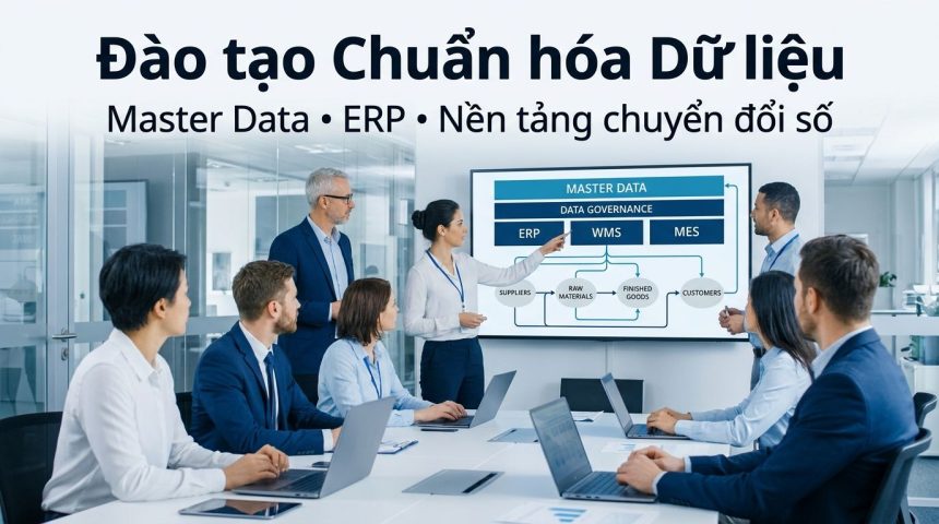 Đào tạo chuẩn hóa dữ liệu giúp doanh nghiệp triển khai ERP và chuyển đổi số thành công