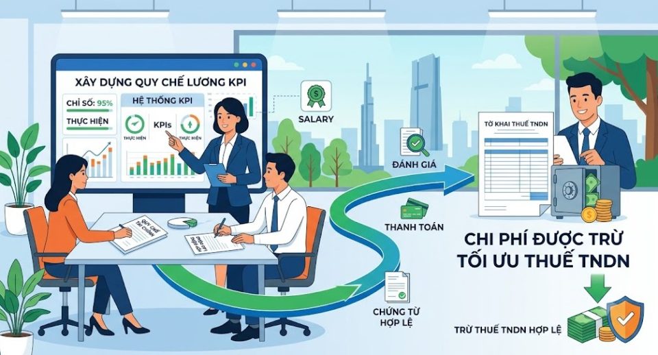 Xây dựng quy chế lương KPI được trừ thuế TNDN
