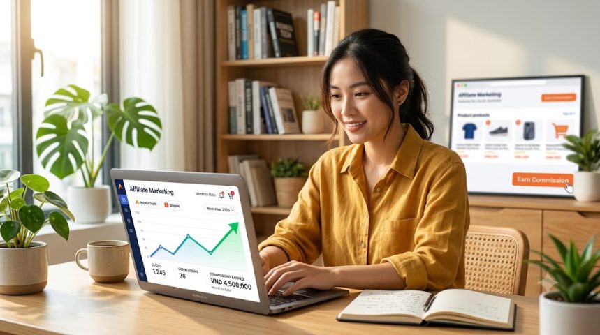 Cách kiếm tiền bằng Affiliate Marketing