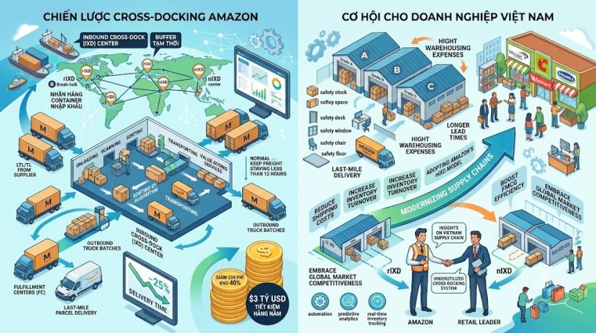 Chiến lược cross-docking của Amazon