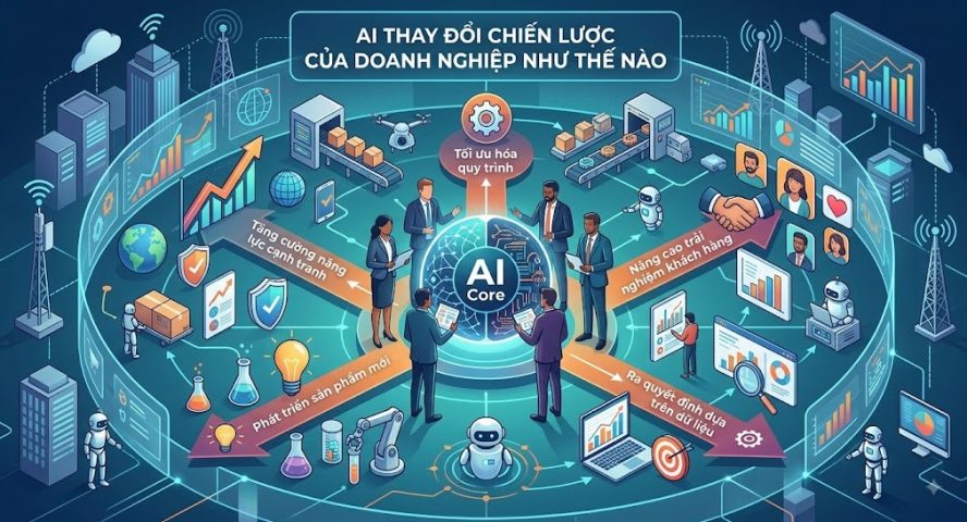 AI thay đổi chiến lược của doanh nghiệp