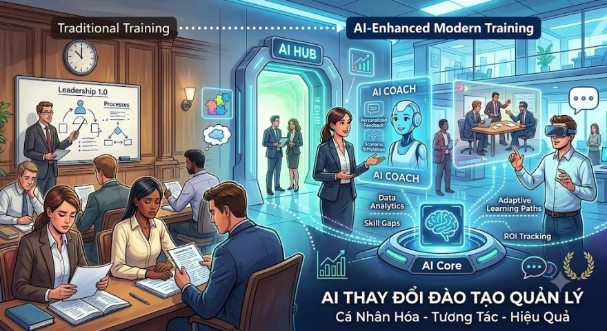 AI thay đổi đào tạo quản lý như thế nào