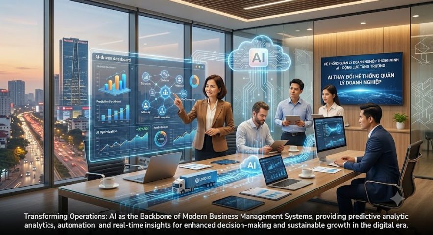 AI thay đổi hệ thống quản lý doanh nghiệp