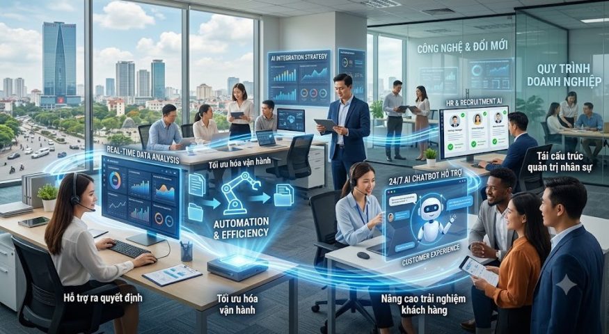 AI thay đổi quy trình của doanh nghiệp