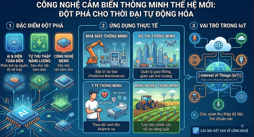 Công nghệ cảm biến thông minh thế hệ mới