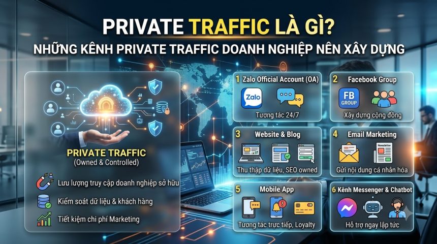 Private Traffic là gì? Những kênh Private Traffic doanh nghiệp nên xây dựng