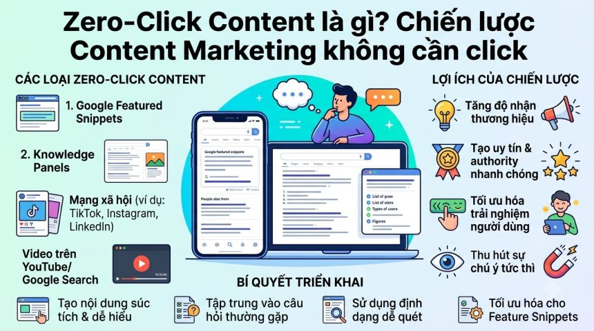 Zero-Click Content là gì? Chiến lược Content Marketing không cần click