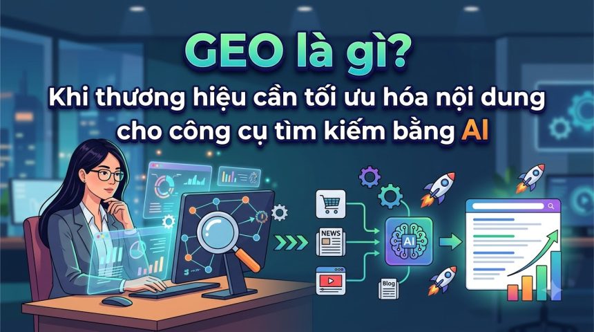 GEO là gì? Khi thương hiệu phải tối ưu nội dung cho các công cụ tìm kiếm bằng AI