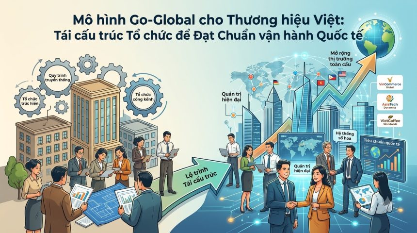 Mô hình Go-Global cho thương hiệu Việt: Tái cấu trúc bộ máy để đạt tiêu chuẩn vận hành quốc tế