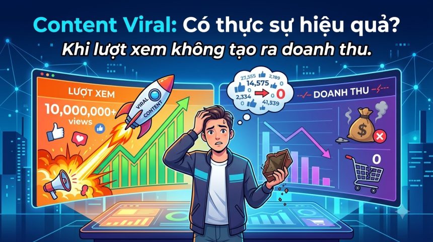 Content Viral có thực sự hiệu quả? Khi lượt xem không tạo ra doanh thu