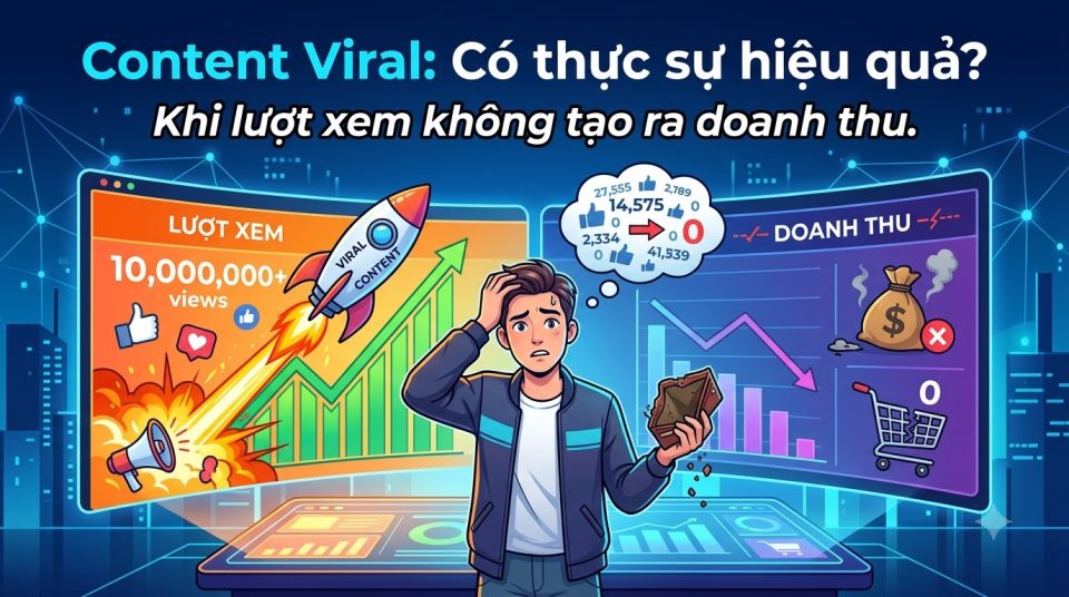 Content Viral có thực sự hiệu quả? Khi lượt xem không tạo ra doanh thu