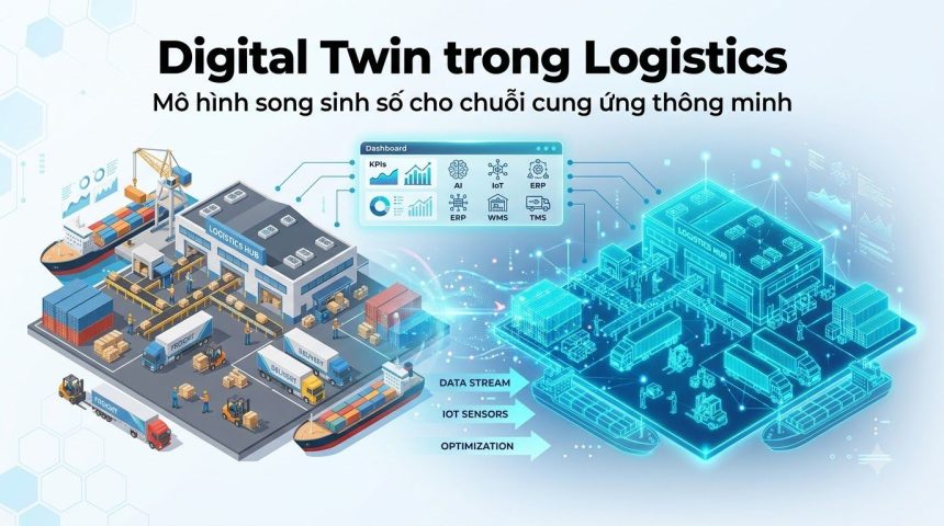 Digital Twin trong logistics: Giải pháp xây dựng chuỗi cung ứng thông minh