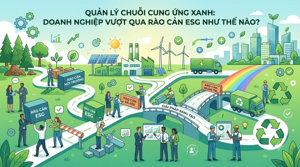 Quản trị chuỗi cung ứng xanh: Doanh nghiệp vượt qua rào cản ESG như thế nào?