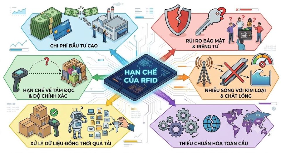 Hạn chế của công nghệ RFID