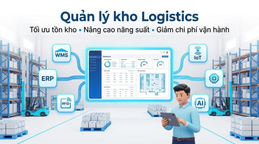 Quản lý kho cho doanh nghiệp logistics: Giải pháp tối ưu tồn kho