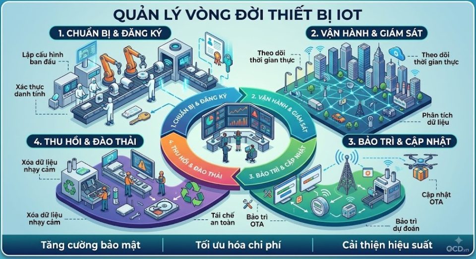 Quản lý vòng đời thiết bị IOT